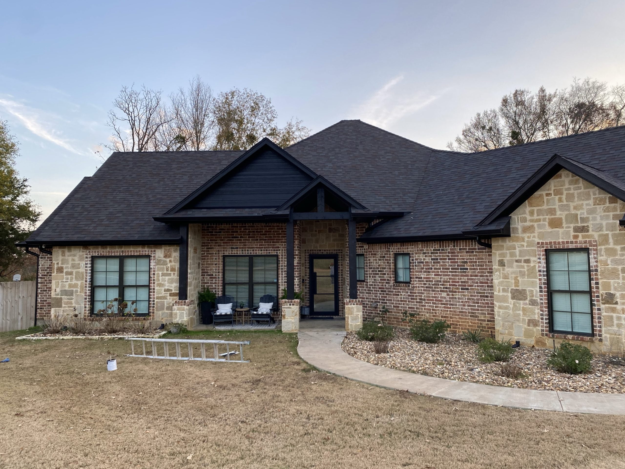 Roof inspection being performed in Tyler, TX by Redline Roofing
