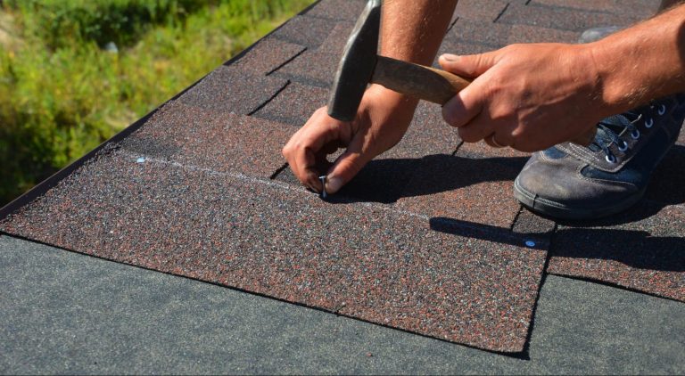 Professional roof repair by Redline Roofing