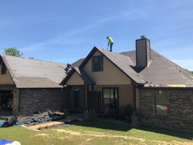 Roof replacement services by Redline Roofing