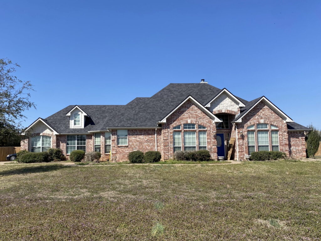 Shingle roofing project by Redline Roofing in Longview, TX