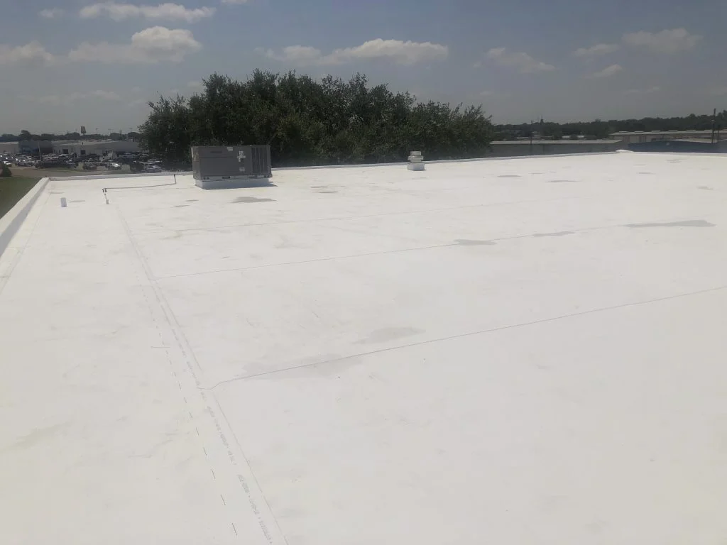 Roof installation by Redline Roofing