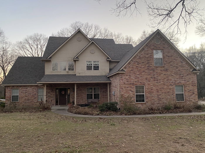 Asphalt shingle roof replacement in Tyler, TX by Redline Roofing crew
