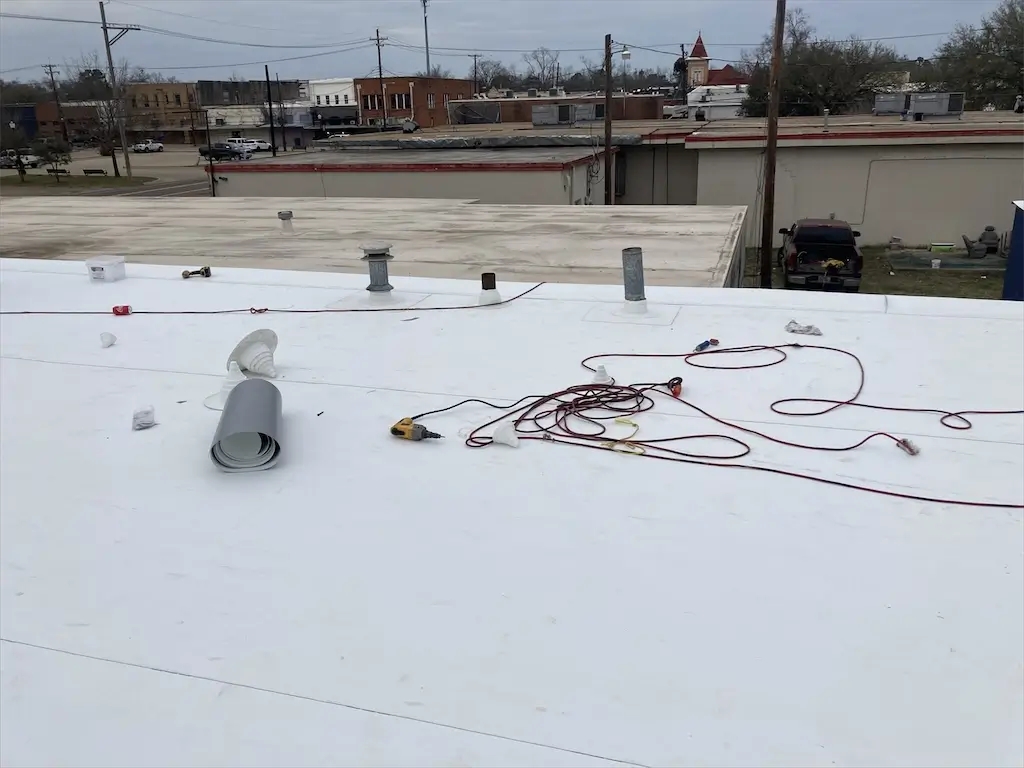 Roof replacement services by Redline Roofing