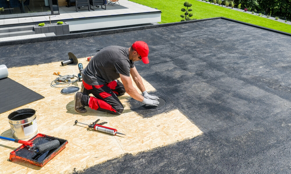 Roof maintenance by Redline Roofing