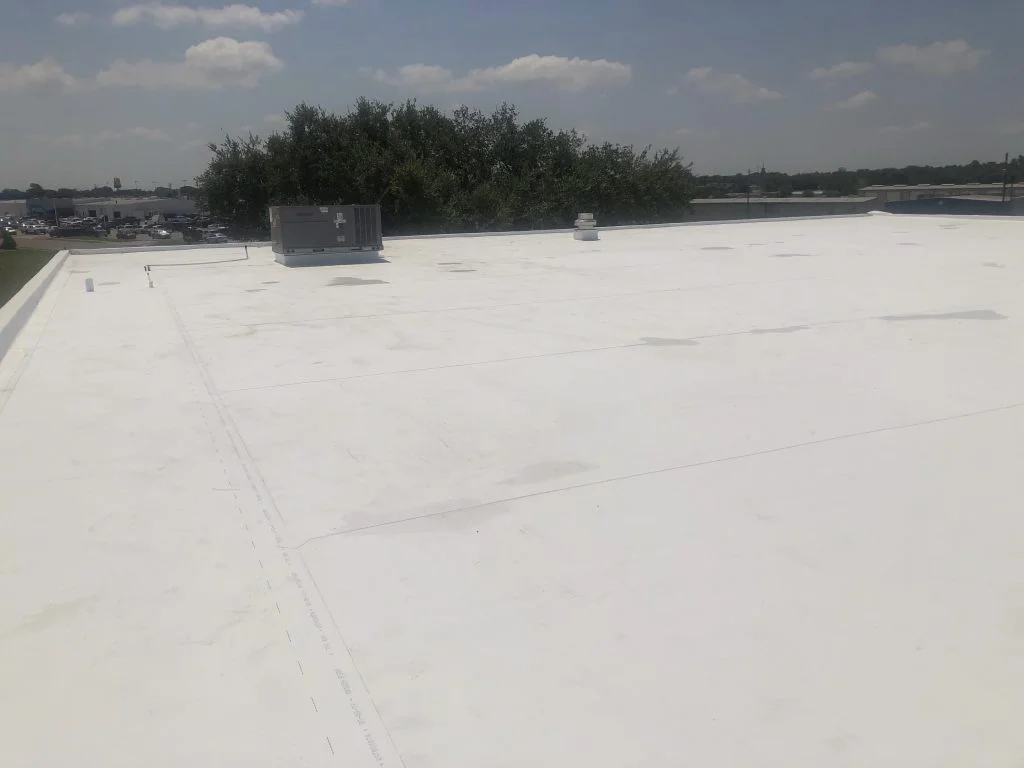 commercial roof installation in Tyler, TX by Redline Roofing