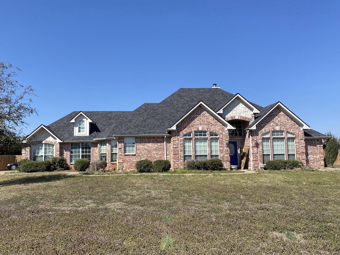 large home roof in Tyler Texas installed by Redline Roofing