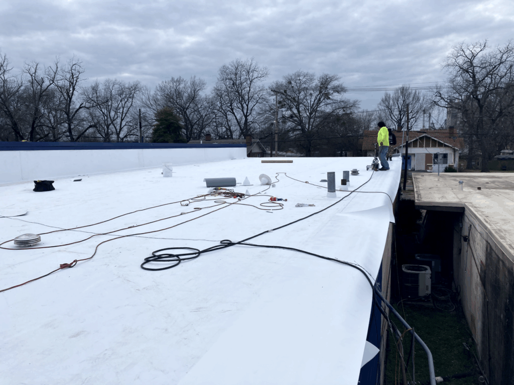 PVC Roofing Services in Tyler, Longview, Kilgore, Fort Stockton & Surrounding Areas